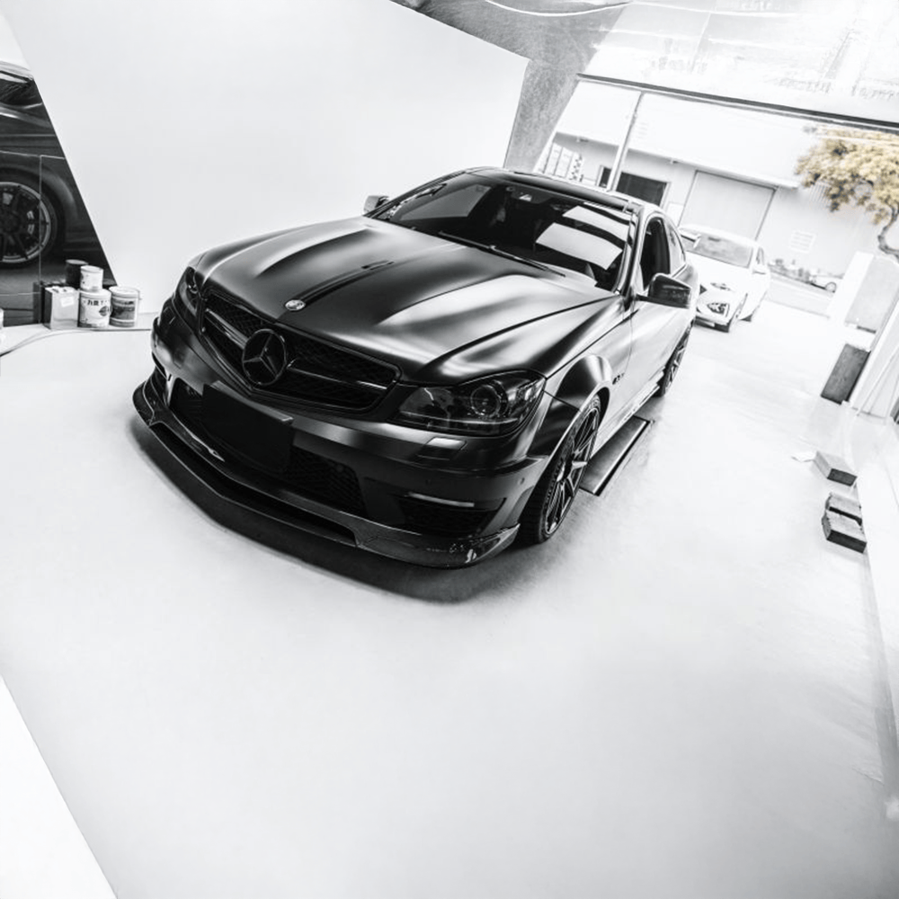 Mercedes Benz C63 (W204/S204/C204) Facelift REVOZPORT Style Carbon Fibre Front Lip - Twenty Two Tuning Front Lip