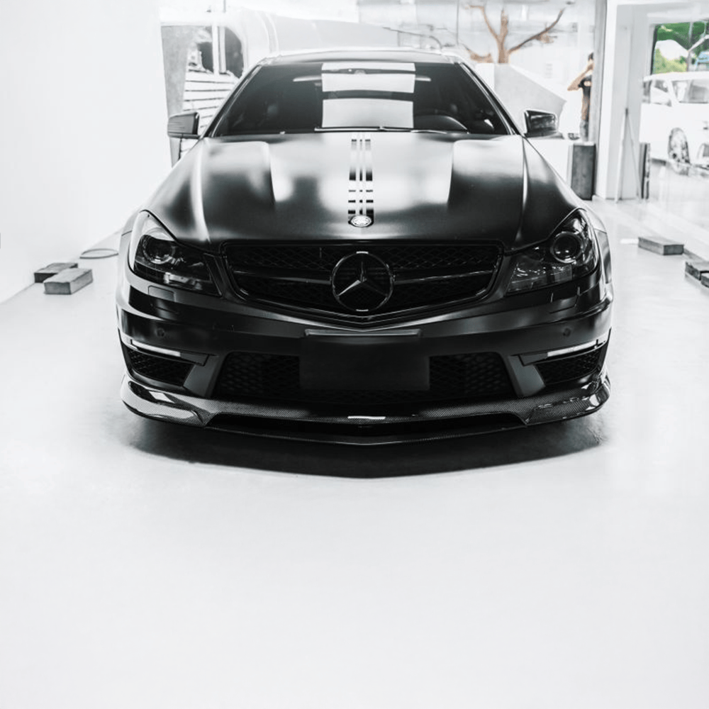 Mercedes Benz C63 (W204/S204/C204) Facelift REVOZPORT Style Carbon Fibre Front Lip - Twenty Two Tuning Front Lip