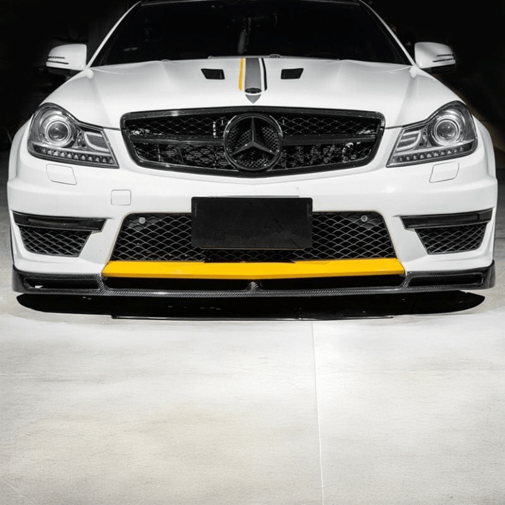 Mercedes Benz C63 (W204/S204/C204) Facelift VS Style Carbon Fibre Front Lip - Twenty Two Tuning Front Lip