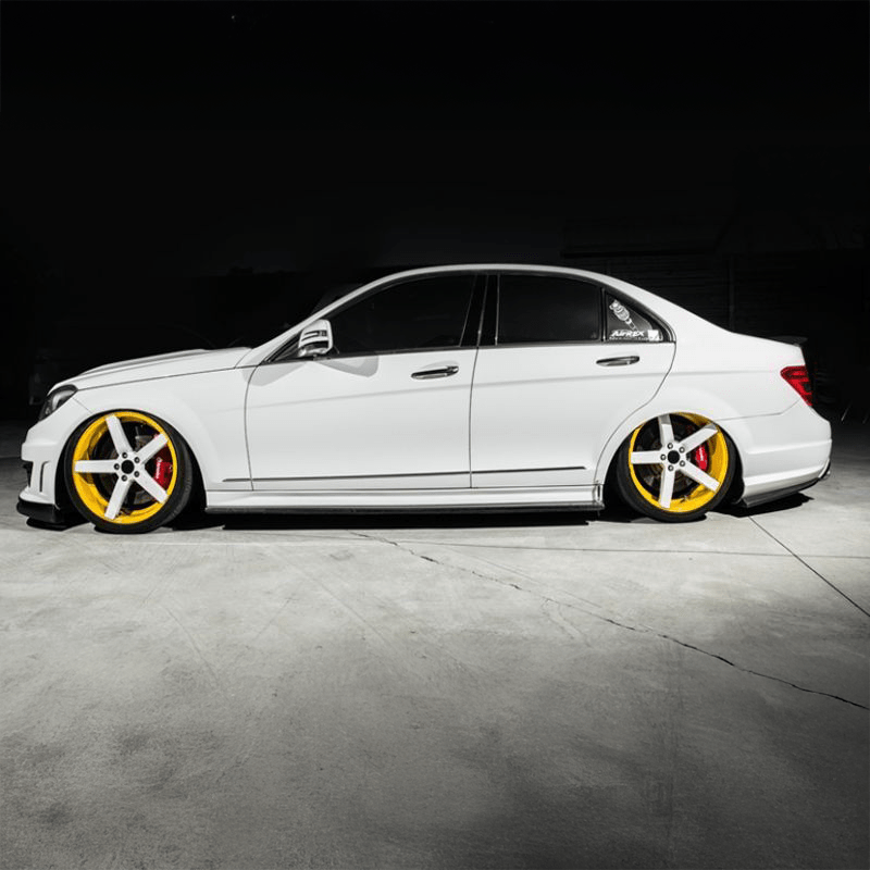 Mercedes Benz C63 (W204/S204) FL RIA Style Rear Bumper Canards - Twenty Two Tuning Rear Canards