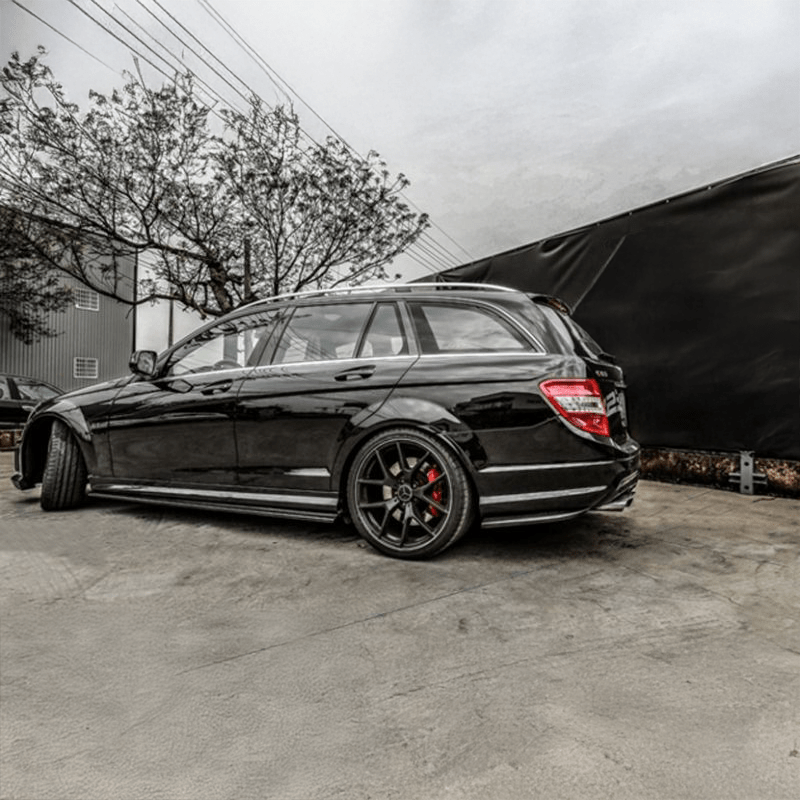 Mercedes Benz C63 (W204/S204) FL RIA Style Rear Bumper Canards - Twenty Two Tuning Rear Canards