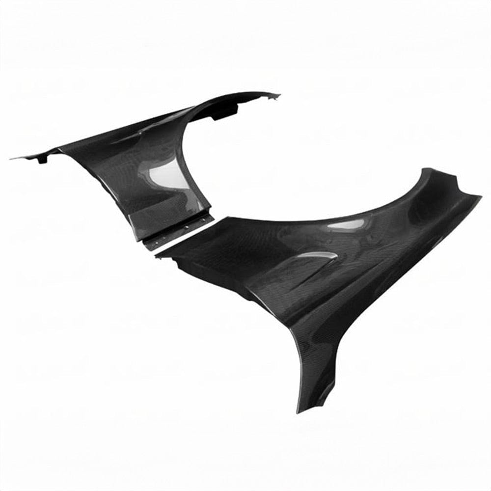 Mercedes Benz C63 (W205) OEM+ Style Carbon Fibre Front Fenders - Twenty Two Tuning Front Fenders Complete