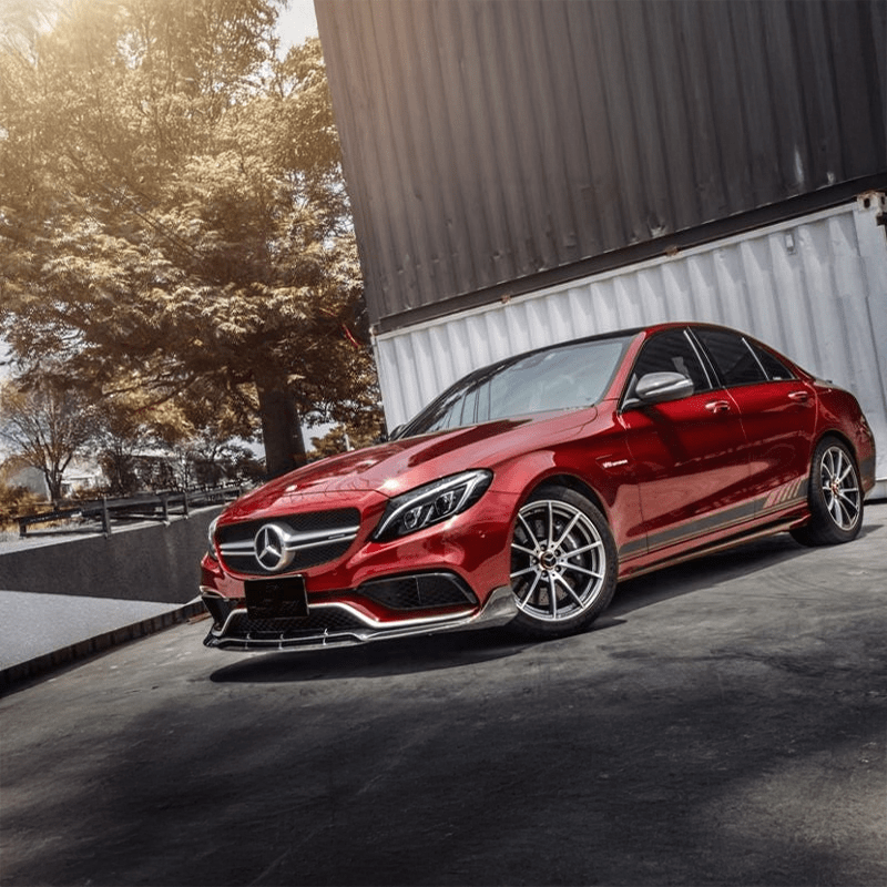 Mercedes Benz C63 (W205/S205) BRABUS Style Carbon Fibre Front Lip - Twenty Two Tuning Front Lip