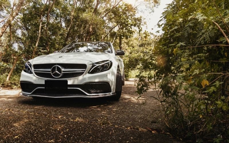 Mercedes Benz C63 (W205/S205) PSM Style Carbon Fibre Front Lip Spoiler - Future Design Front Lip