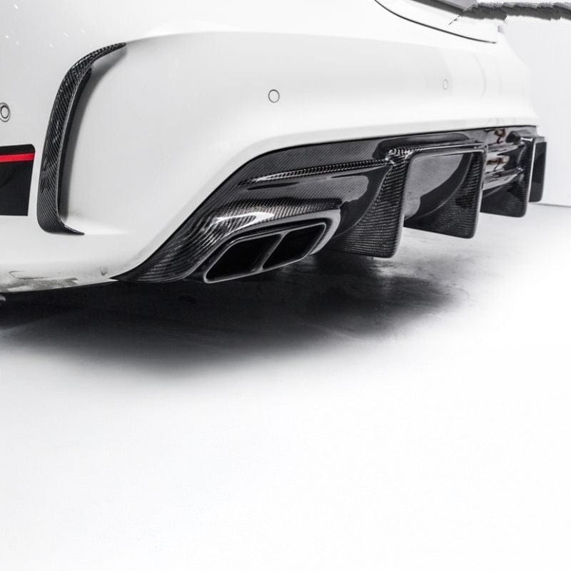 Mercedes Benz CLA-Class/CLA45 (W117/C117) Future Design Style Carbon Fibre Rear Diffuser - Twenty Two Tuning Rear Diffuser