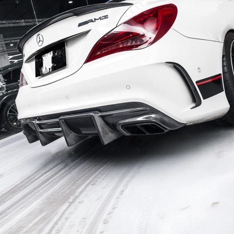 Mercedes Benz CLA-Class/CLA45 (W117/C117) Future Design Style Carbon Fibre Rear Diffuser - Twenty Two Tuning Rear Diffuser