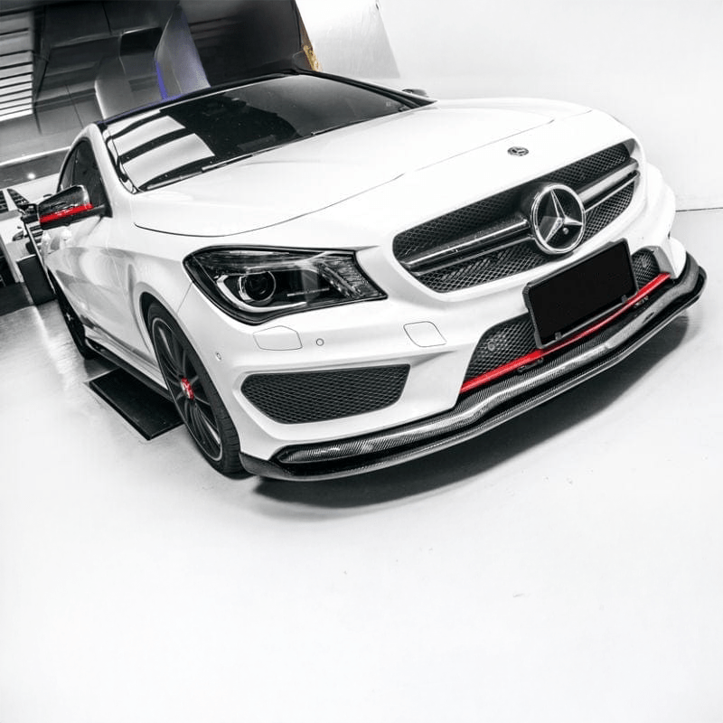 Mercedes Benz CLA-Class/CLA45 (W117/C117) REVOZPORT Style Carbon Fiber Front Lip - Twenty Two Tuning Front Lip