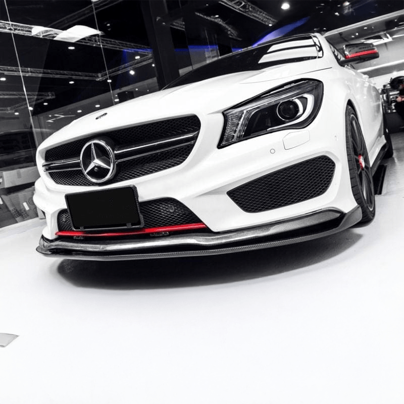 Mercedes Benz CLA-Class/CLA45 (W117/C117) REVOZPORT Style Carbon Fiber Front Lip - Twenty Two Tuning Front Lip