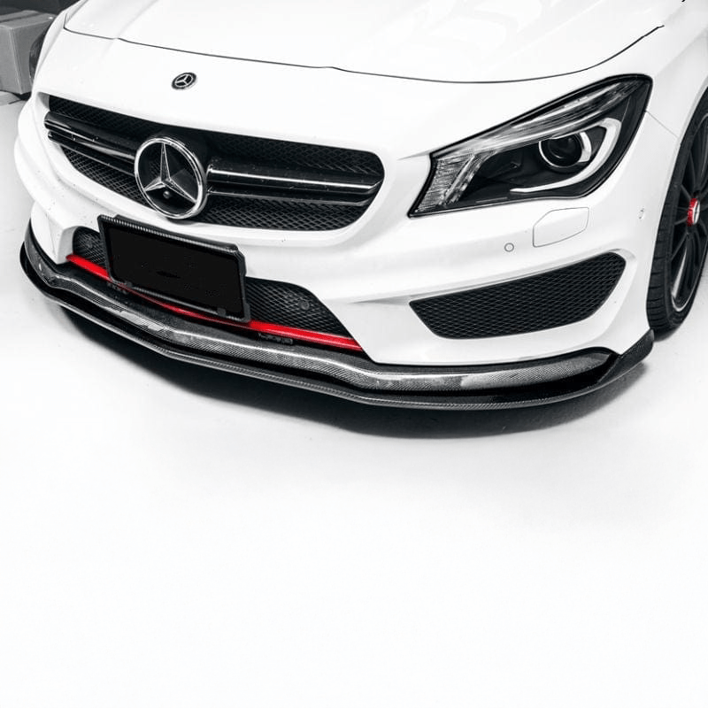 Mercedes Benz CLA-Class/CLA45 (W117/C117) REVOZPORT Style Carbon Fiber Front Lip - Twenty Two Tuning Front Lip