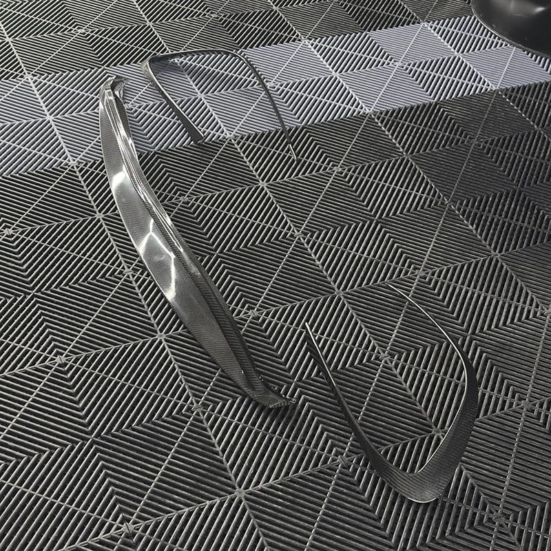 Mercedes Benz CLA-Class (W117/C117) AMG Style Front Lip Spoiler - Twenty Two Tuning Front Canards/Bumper Inserts