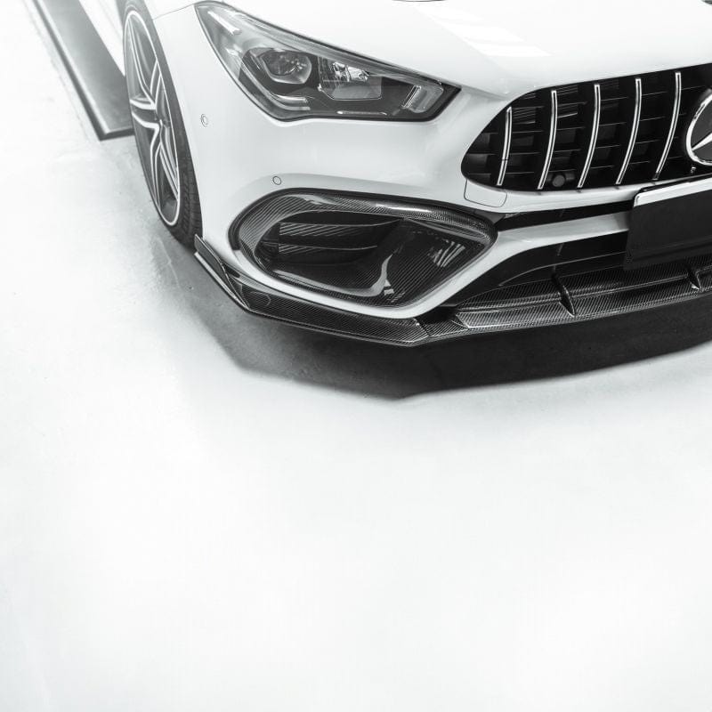 Mercedes Benz CLA45 (W118/C118) Future Design Style Carbon Fibre Front Lip - Twenty Two Tuning Front Lip