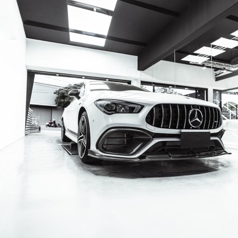 Mercedes Benz CLA45 (W118/C118) Future Design Style Carbon Fibre Front Lip - Twenty Two Tuning Front Lip