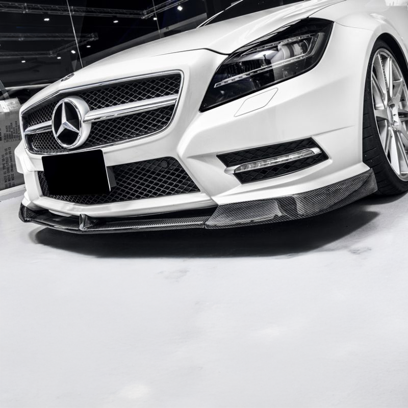 Mercedes Benz CLS-Class (W218) Future Design Style Carbon Fibre Front Lip Spoiler - Twenty Two Tuning Front Lip