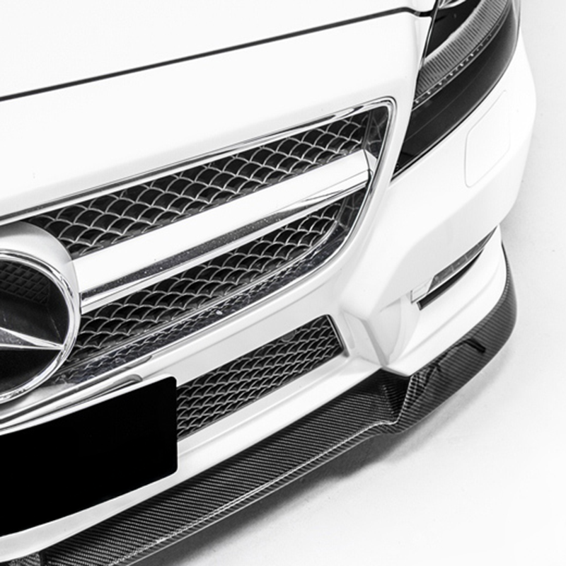 Mercedes Benz CLS-Class (W218) Future Design Style Carbon Fibre Front Lip Spoiler - Twenty Two Tuning Front Lip