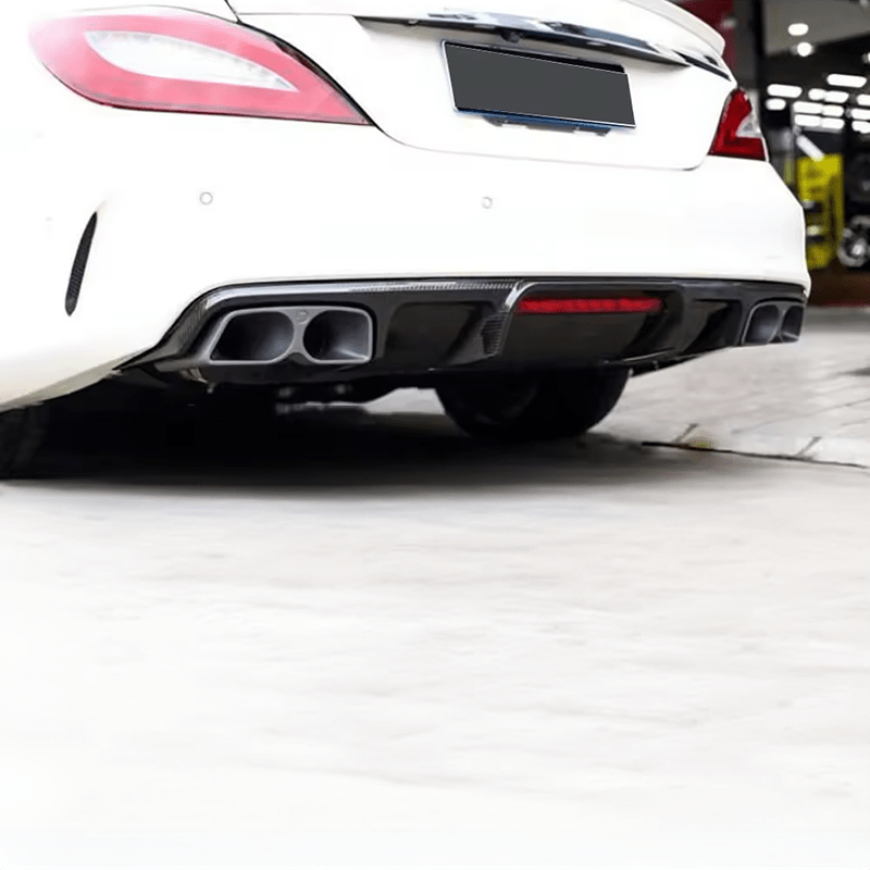 Mercedes Benz CLS63 (W218) BRABUS Style Carbon Fibre Rear Diffuser - Twenty Two Tuning Rear Diffuser