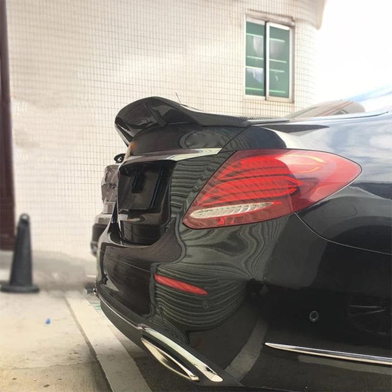 Mercedes Benz E-Class/E43/E53/E63 (W213) Renntech Style Carbon Fiber Rear Spoiler - Twenty Two Tuning Rear Spoiler