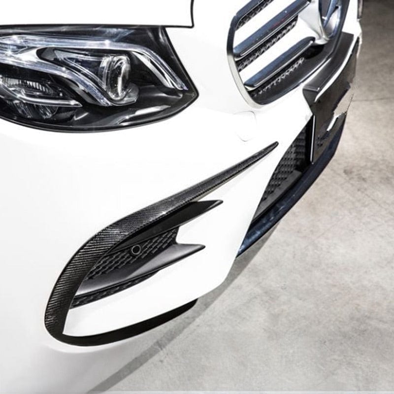 Mercedes Benz E-Class/E43/E53 Future Design Style Carbon Fiber Front Canards (W213/S213) - Twenty Two Tuning Front Canards/Bumper Inserts