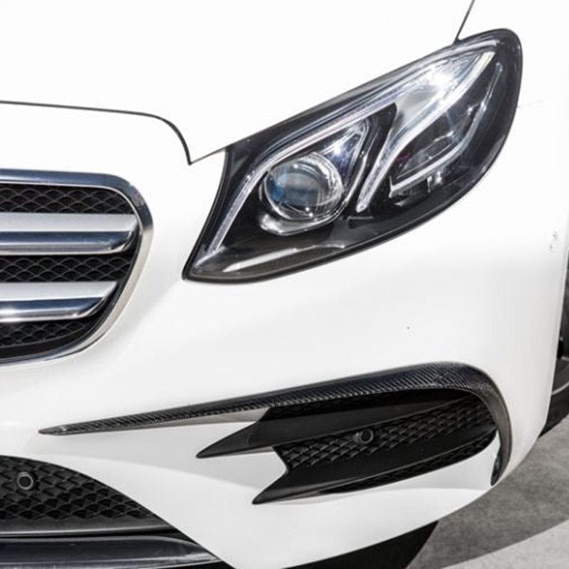 Mercedes Benz E-Class/E43/E53 Future Design Style Carbon Fiber Front Canards (W213/S213) - Twenty Two Tuning Front Canards/Bumper Inserts