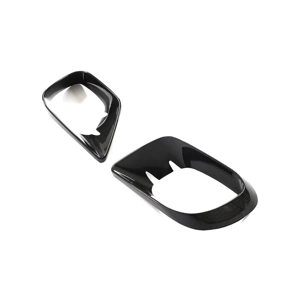 Mercedes Benz E-Class/E53 Facelift (A238/C238) Carbon Fibre Front Fog Surround - Twenty Two Tuning Front Canards/Bumper Inserts