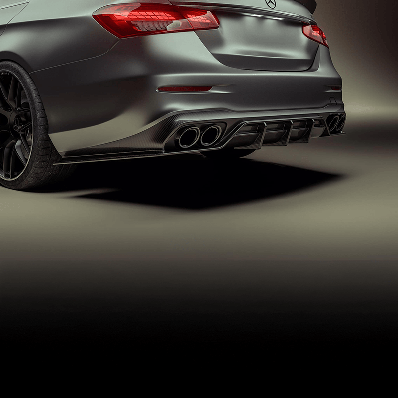 Mercedes Benz E-Class/E53 (W213) Facelift Future Design Style Carbon Fibre Rear Diffuser - Twenty Two Tuning Rear Diffuser