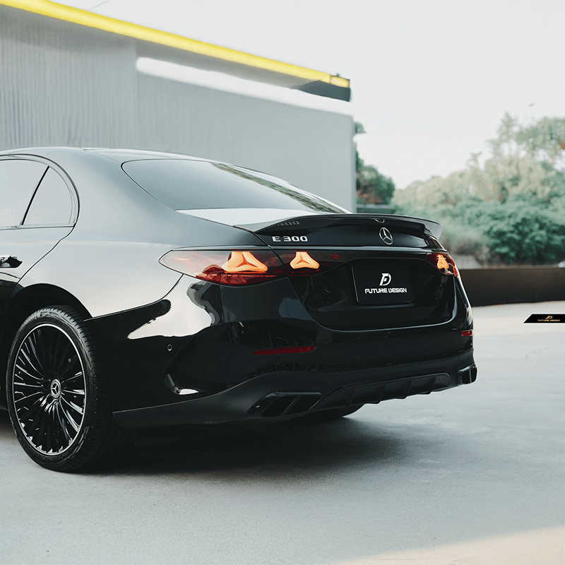 Mercedes Benz E-Class/E53e (W214) Future Design Carbon Fiber Rear Spoiler - Future Design Official Rear Spoiler