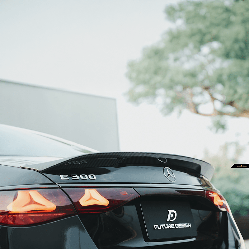 Mercedes Benz E-Class/E53e (W214) Future Design Carbon Fiber Rear Spoiler - Future Design Official Rear Spoiler