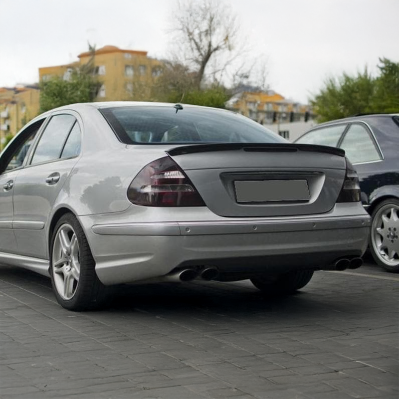 Mercedes Benz E-Class/E55/E63 (W211) AMG Style Carbon Fibre Rear Spoiler - Twenty Two Tuning Trunk & Rear