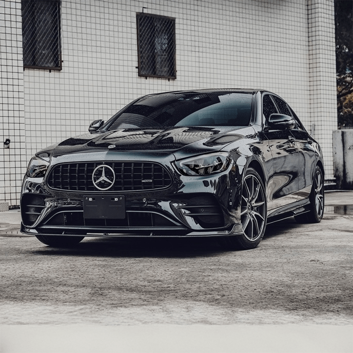 Mercedes Benz E-Class (W213) Facelift Future Design Carbon Fibre Front Lip - Future Design Front Lip