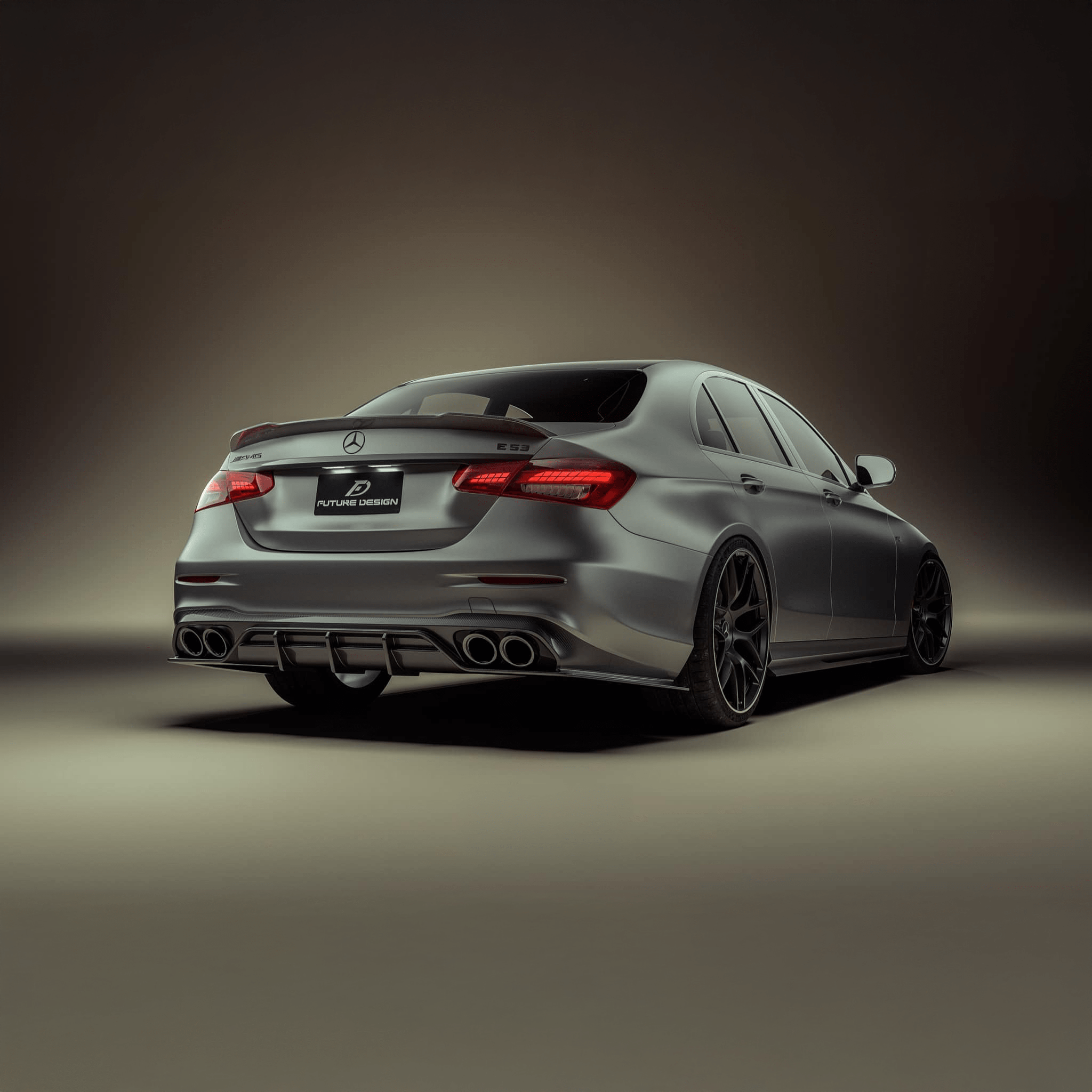 Mercedes Benz E-Class (W213) Facelift Future Design Carbon Fibre Rear Diffuser - Future Design Rear Diffuser