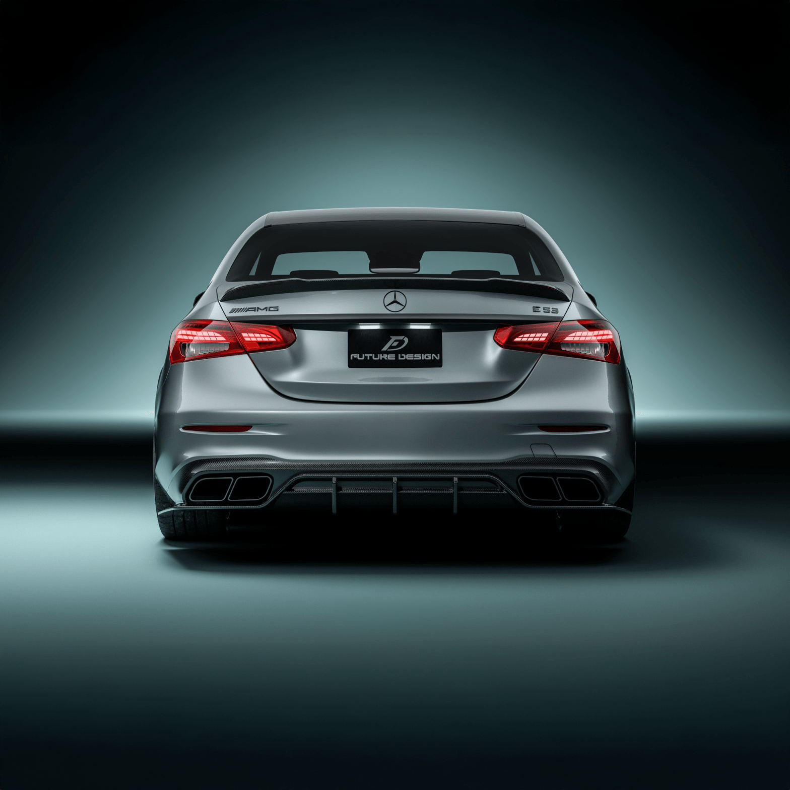 Mercedes Benz E-Class (W213) Facelift Future Design Carbon Fibre Rear Diffuser - Future Design Rear Diffuser