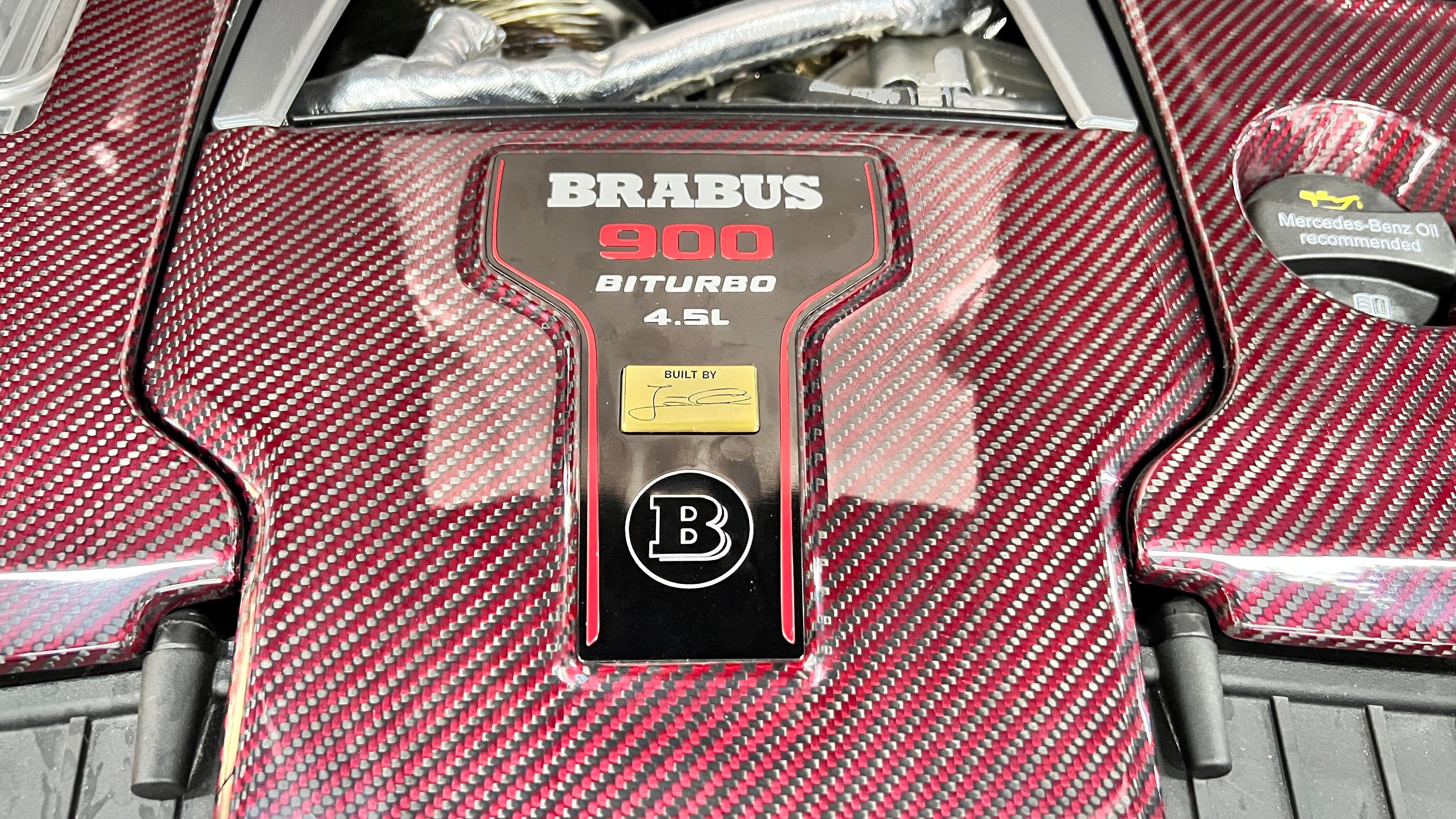 Mercedes Benz E63(S) (W213) Facelift Brabus 900 Style Carbon Fibre Engine Cover - Twenty Two Tuning Engine Bay