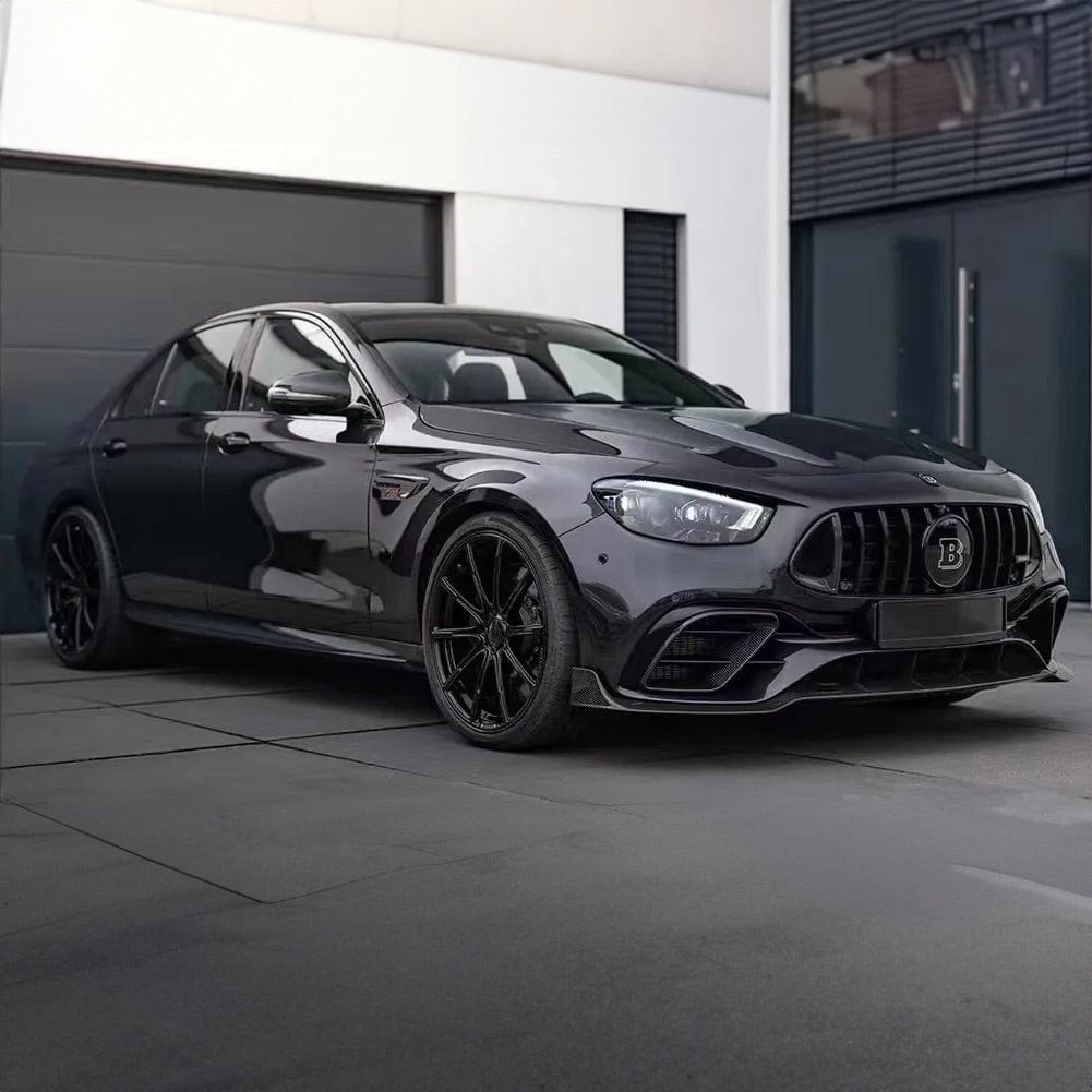 Mercedes Benz E63(S) (W213) Facelift Brabus 900 Style Carbon Fibre Front Fog Trims - Twenty Two Tuning Front Canards/Bumper Inserts