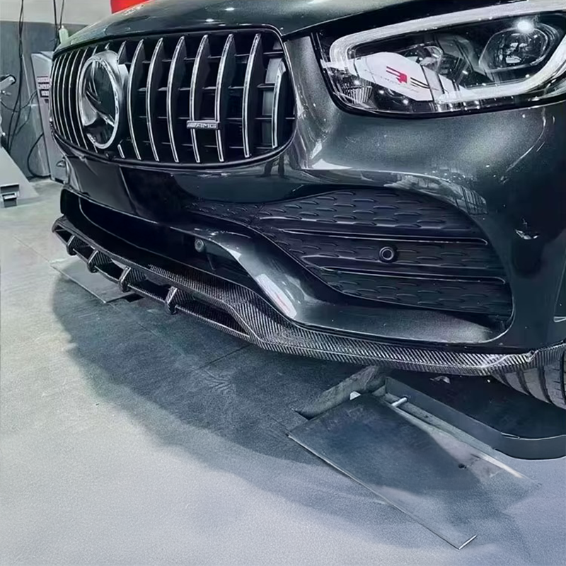 Mercedes Benz GLC Class/GLC43 (W253/C253) AMG Style Carbon Fiber Front Lip Spoiler - Twenty Two Tuning Front Bumper