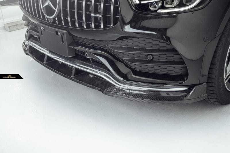 Mercedes Benz GLC-Class (W253/C253) Future Design Carbon Fibre Front Lip Spoiler - Future Design Front Lip
