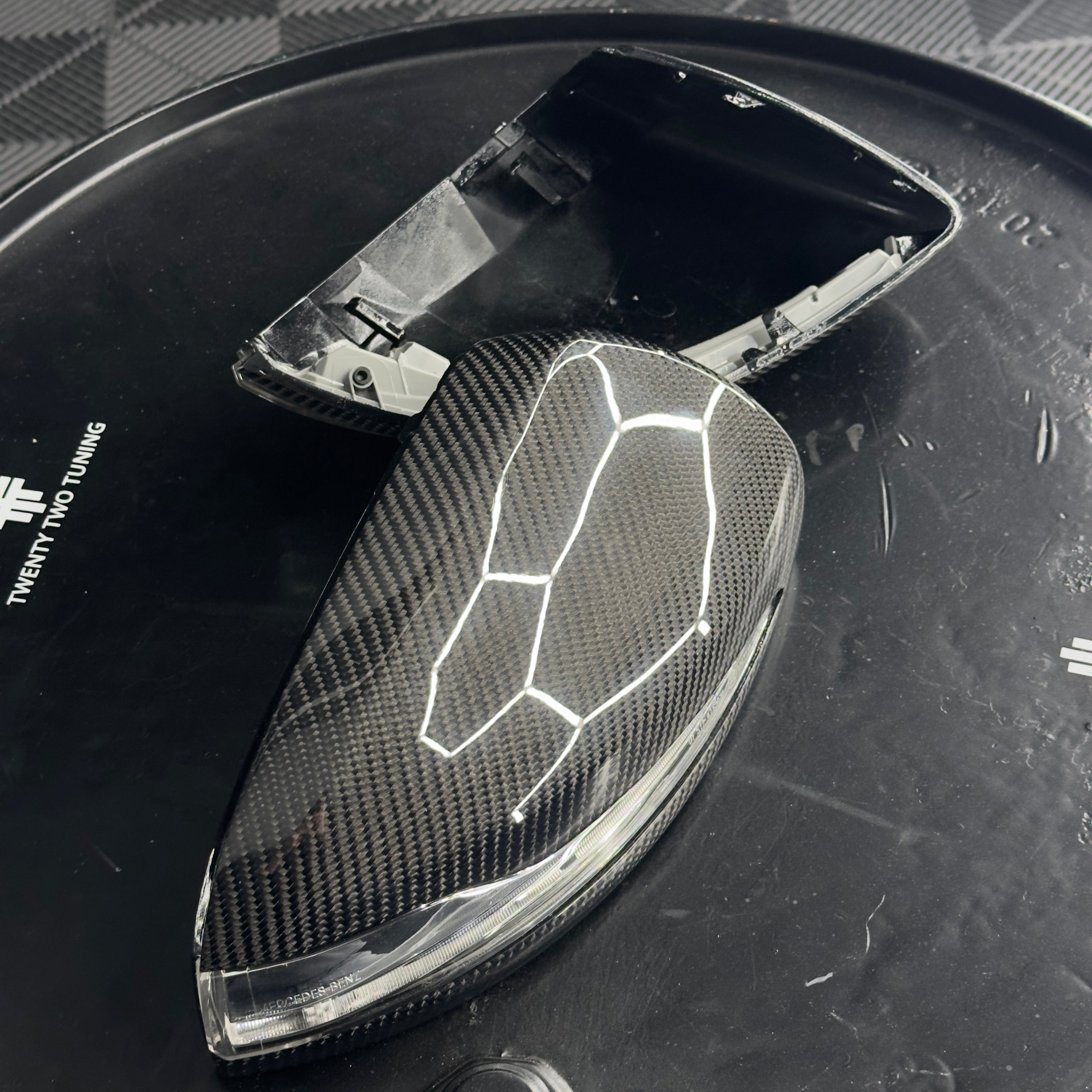Mercedes Benz GLC-Class (W253/C253) OEM+ Replacement Carbon Fibre Mirror Covers - Twenty Two Tuning Mirror Covers