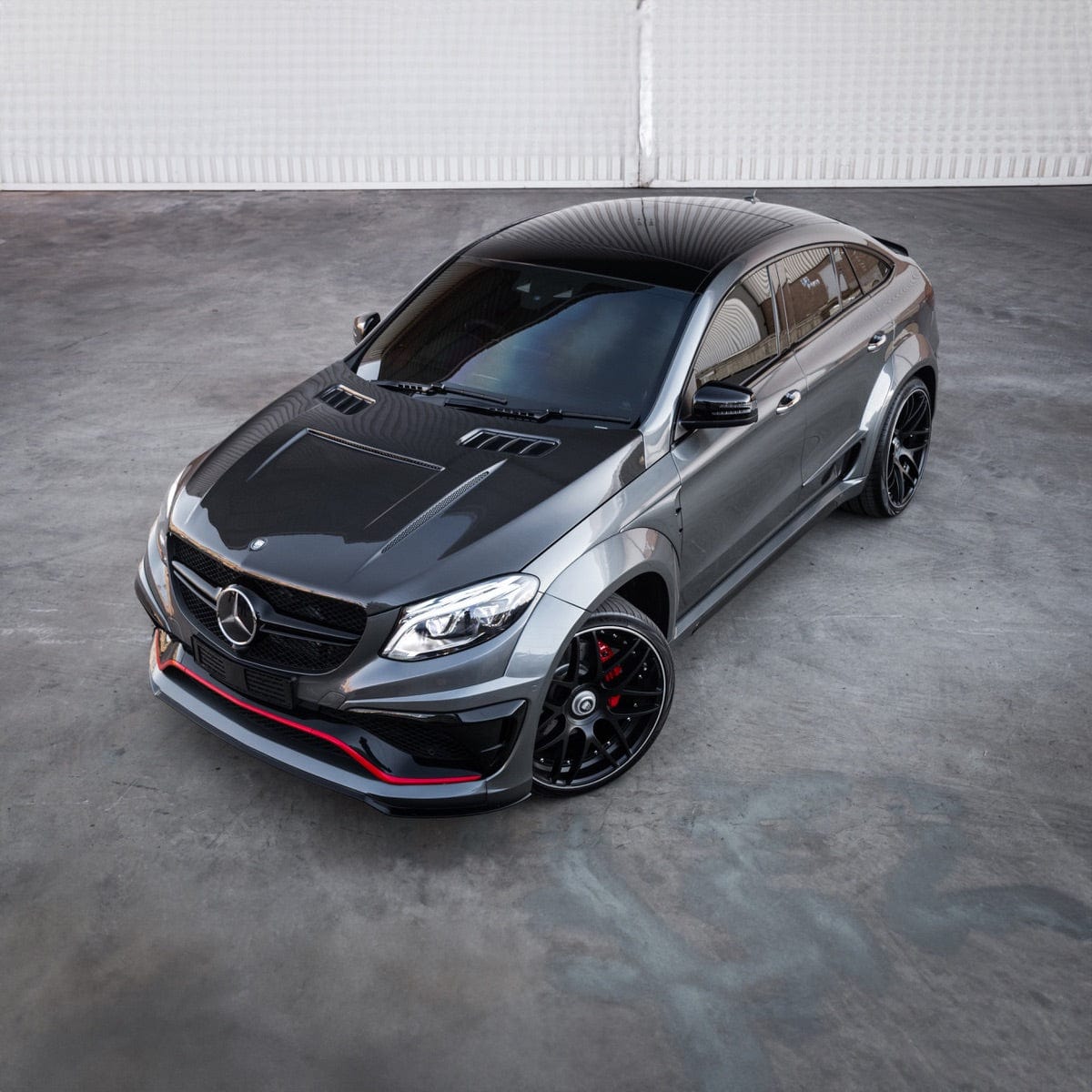 Mercedes Benz GLE63 (W166/C292) LUMMA Style Carbon Fibre Hood/Bonnet Replacement - Twenty Two Tuning Hood/Bonnet Complete