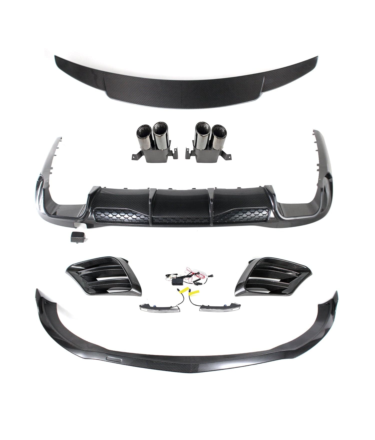 Mercedes Benz S-Class (W223) BRABUS Style Gloss Black Kit - Twenty Two Tuning Full Styling Kit