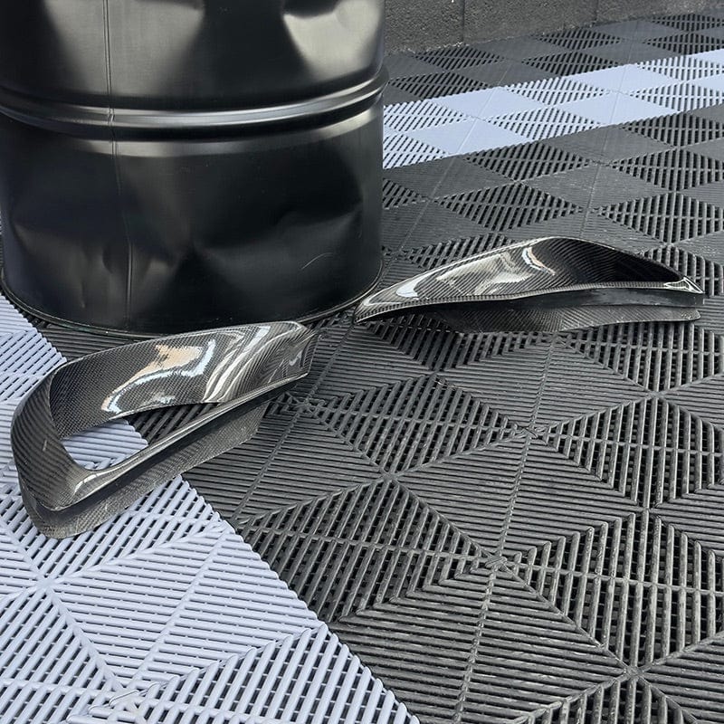 Mercedes Benz S63 (W222) BRABUS B700 Style Carbon Fibre Front Air Vent Trim - Twenty Two Tuning Front Canards/Bumper Inserts