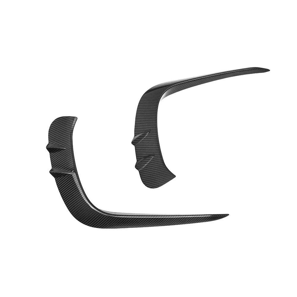 Mercedes CLE53 (C236/A236) SOOQOO Carbon Fiber Front Bumper Inserts - SOOQOO Official Front Canards/Bumper Inserts
