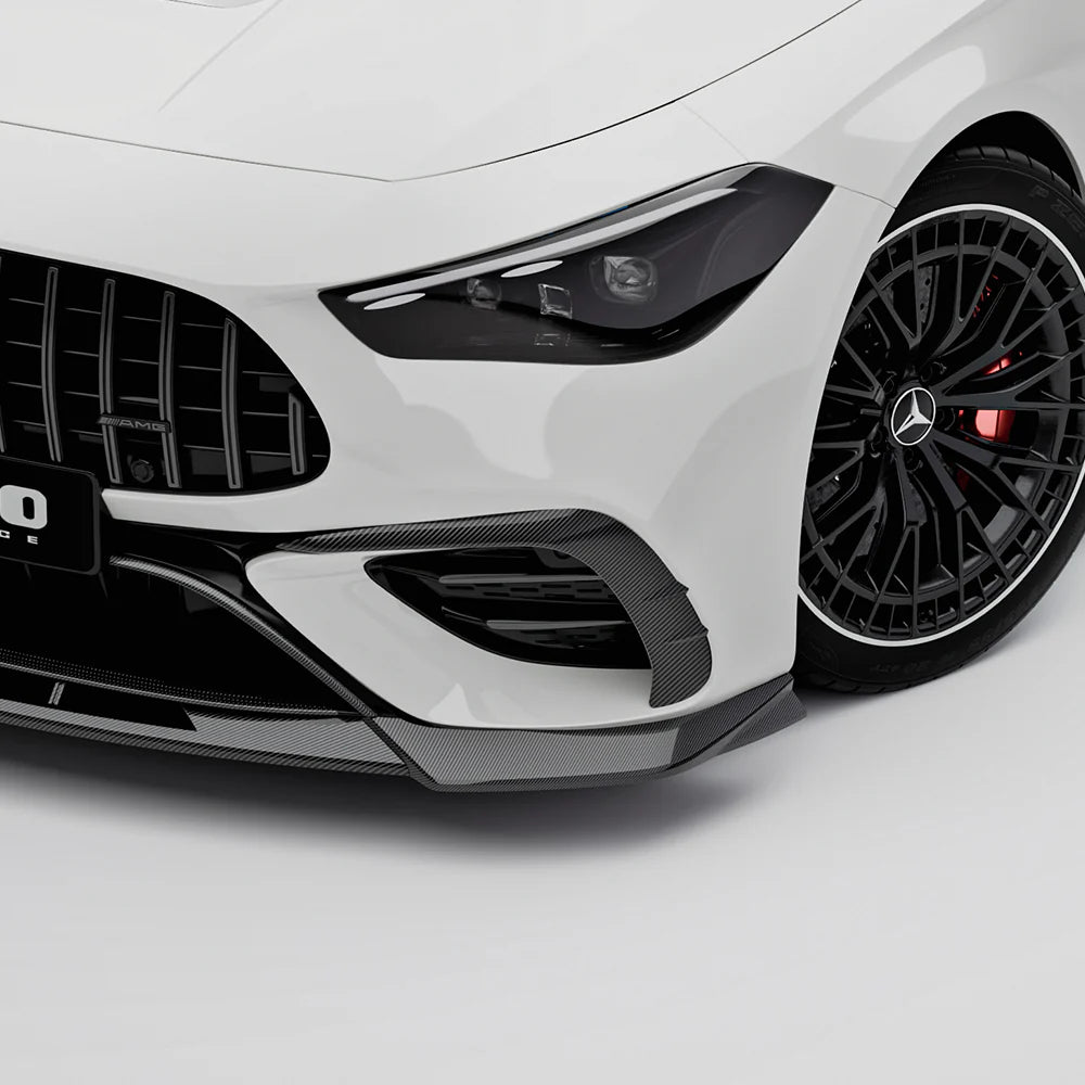 Mercedes CLE53 (C236/A236) SOOQOO Carbon Fiber Front Bumper Inserts - SOOQOO Official Front Canards/Bumper Inserts