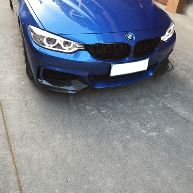 MP Style Carbon Fibre Front Splitters - Compatible with BMW 4 Series (F32/F33/F36) - Twenty Two Tuning Front Bumper