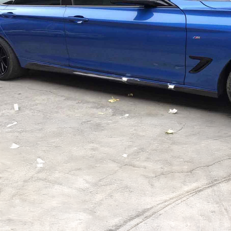 MP Style Carbon Fibre Side Skirts - Compatible with BMW 3 Series GT (F34) - Twenty Two Tuning Side Skirts