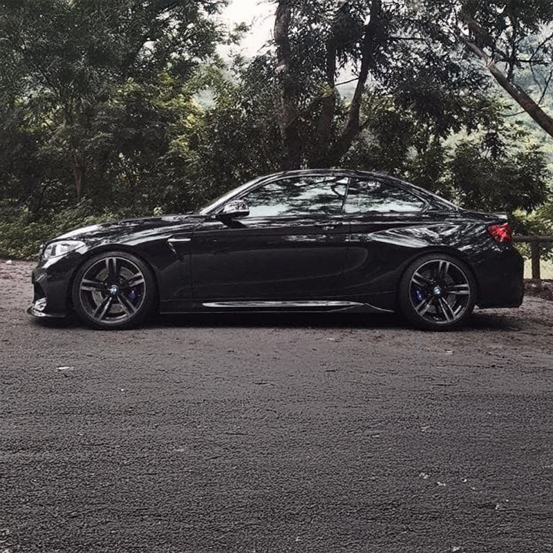 MTC Style Carbon Fibre Side Skirts - Compatible with BMW M2/M2C (F87) - Twenty Two Tuning Side Skirts