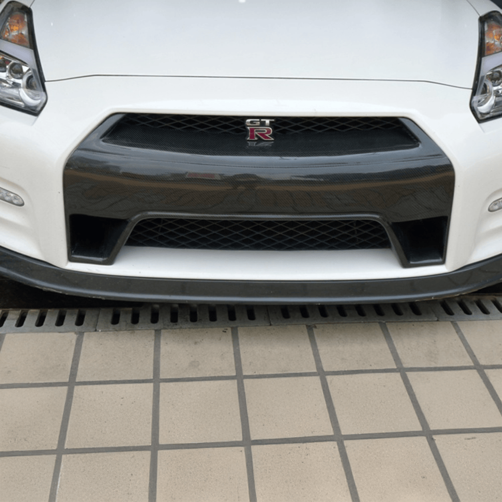 Nissan GTR (R35) Pre-Facelift OEM+ Front Bumper Centre Trim - Twenty Two Tuning Front Canards/Bumper Inserts