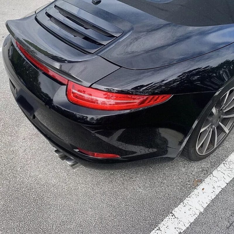 Porsche Carrera/Targa 911 (991.2) Future Design Style Carbon Fiber Rear Spoiler - Twenty Two Tuning Rear Spoiler