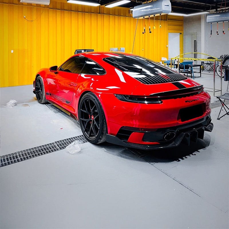 Porsche Carrera/Targa/Convertible (992/911) DP Style Carbon Fibre Rear Diffuser - Twenty Two Tuning Rear Diffuser