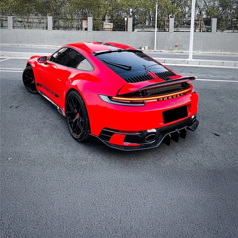 Porsche Carrera/Targa/Convertible (992/911) DP Style Carbon Fibre Rear Diffuser - Twenty Two Tuning Rear Diffuser