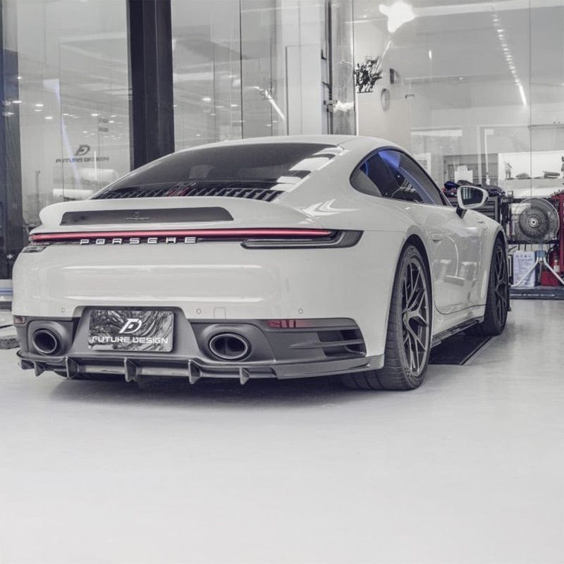 Porsche Carrera/Targa/Convertible (992/911) Future Design Carbon Fibre Side Skirts - Future Design Side Skirts