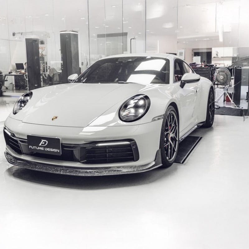 Porsche Carrera/Targa/Convertible (992/911) Future Design Carbon Fibre Side Skirts - Future Design Side Skirts
