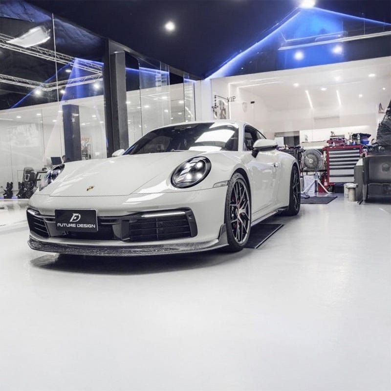 Porsche Carrera/Targa/Convertible (992/911) Future Design Carbon Fibre Side Skirts - Future Design Side Skirts
